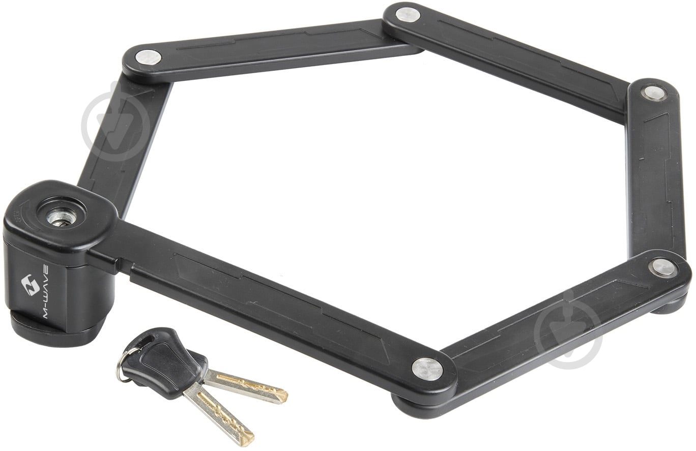 Замок велосипедный M-Wave 230194-BK - фото 2