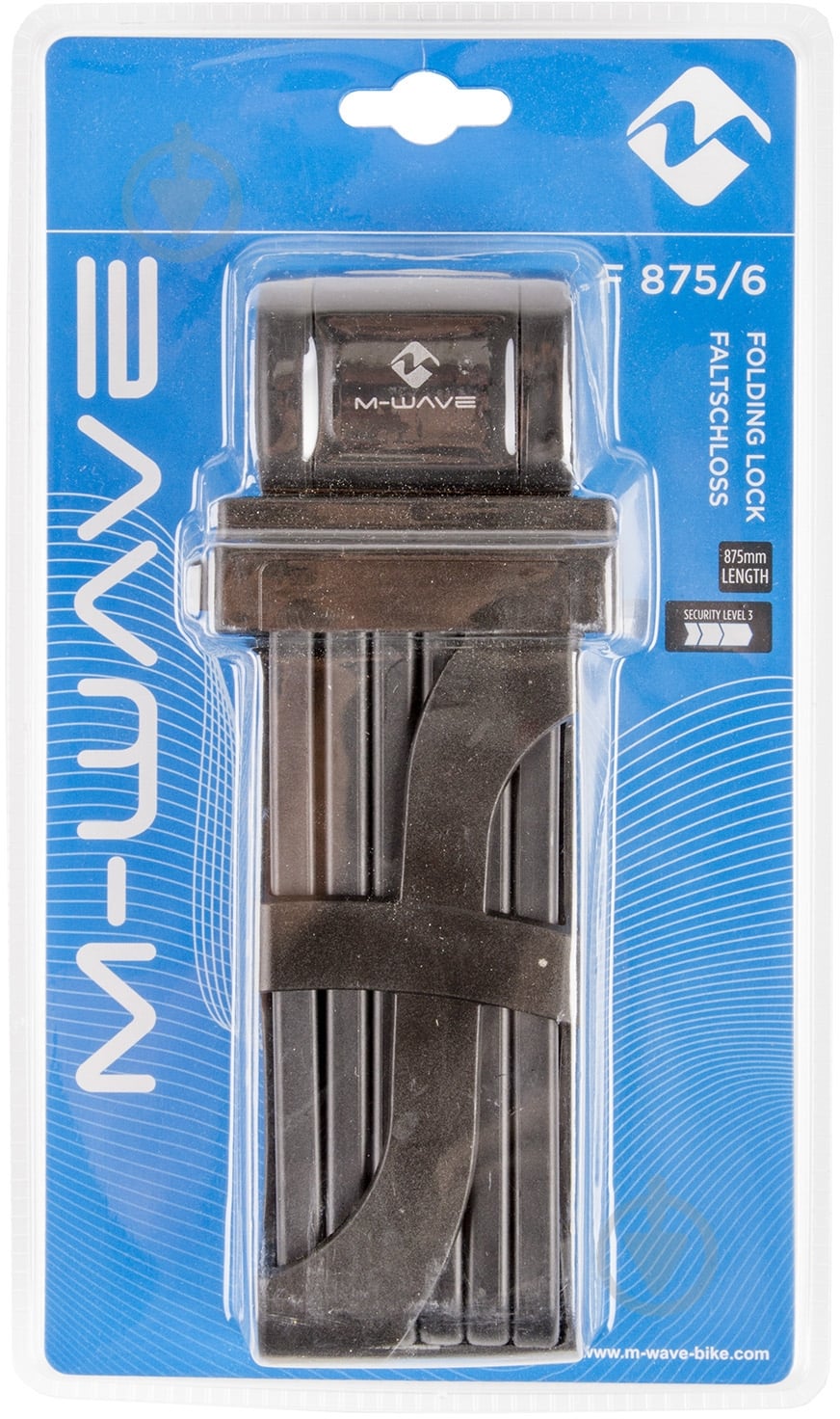 Замок велосипедный M-Wave 230194-BK - фото 5