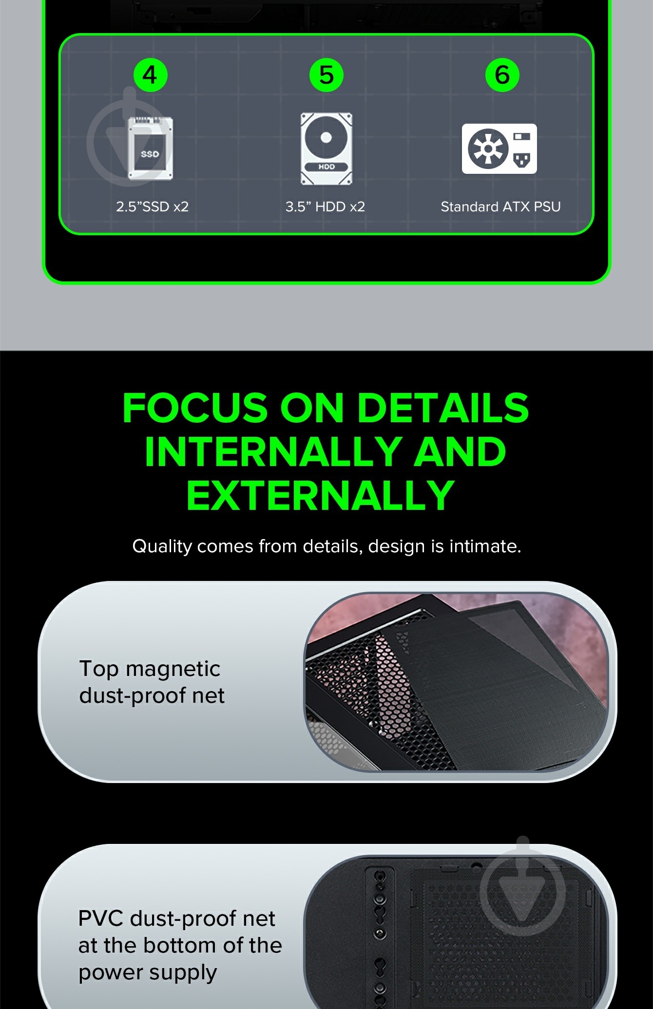 Корпус GameMax ini Tower M60 Black - фото 15