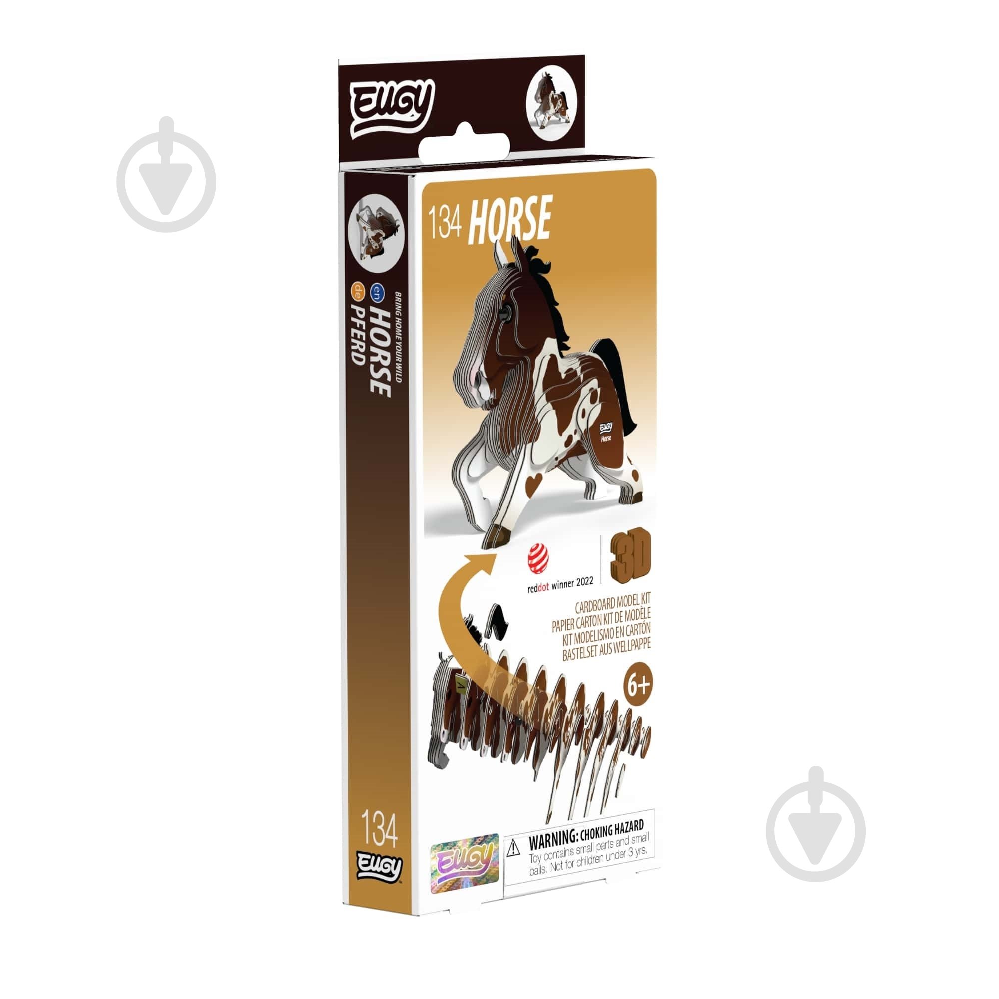 3D-конструктор EUGY Зоопарк Конь XEG-134 - фото 1 3D-конструктор EUGY Зоопарк Конь XEG-134 - фото 1