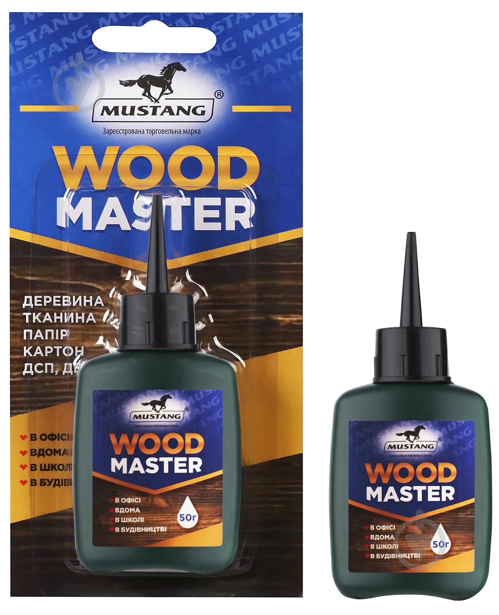Клей для дерева Wood Master 50 г - фото 1 Клей для дерева Wood Master 50 г - фото 1