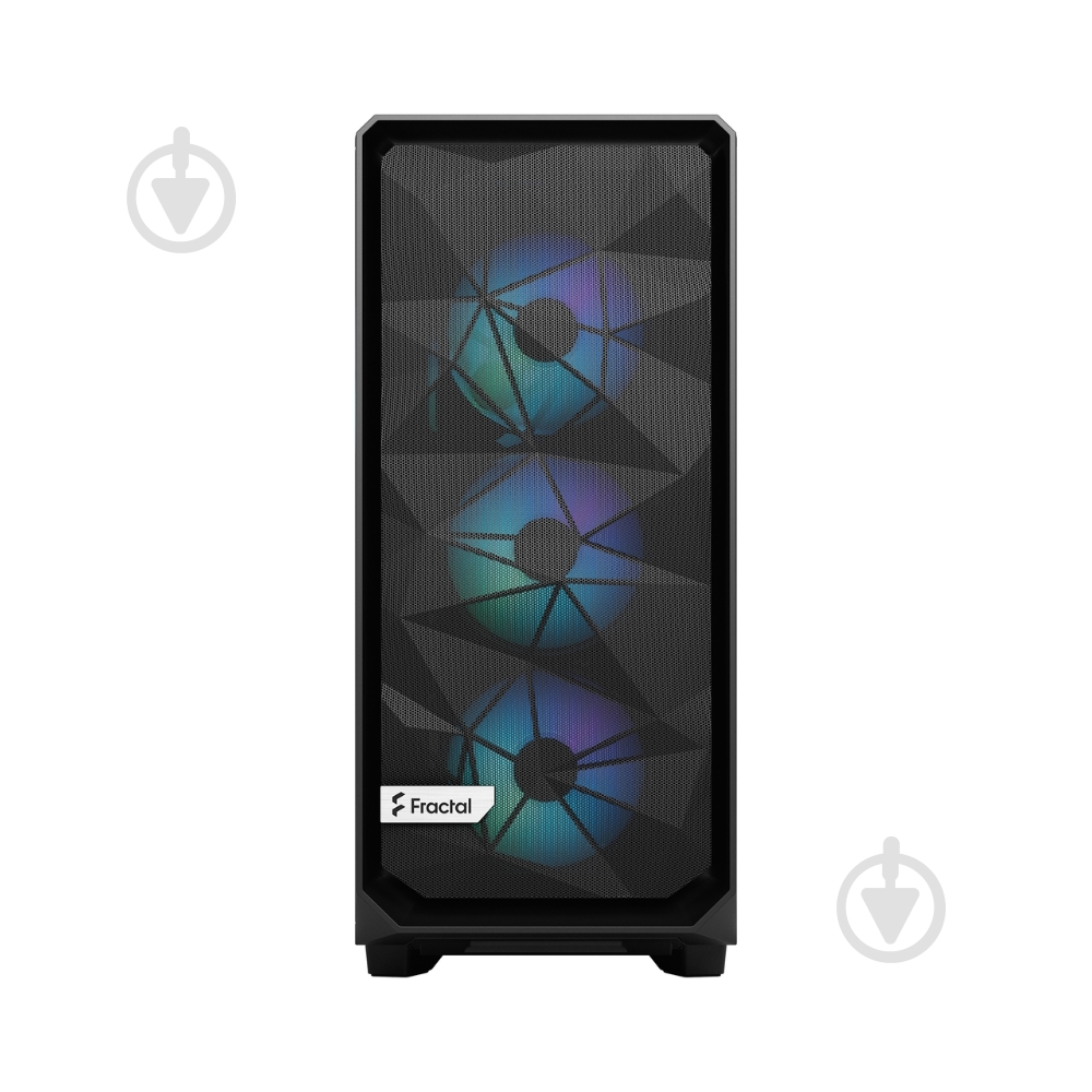 Корпус Fractal Design Meshify 2 Compact Lite RGB Black (FD-C-MEL2C-05) - фото 2