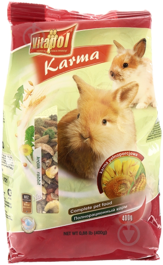 Корм Vitapol Karma для кролей 400 г 0121 - фото 2
