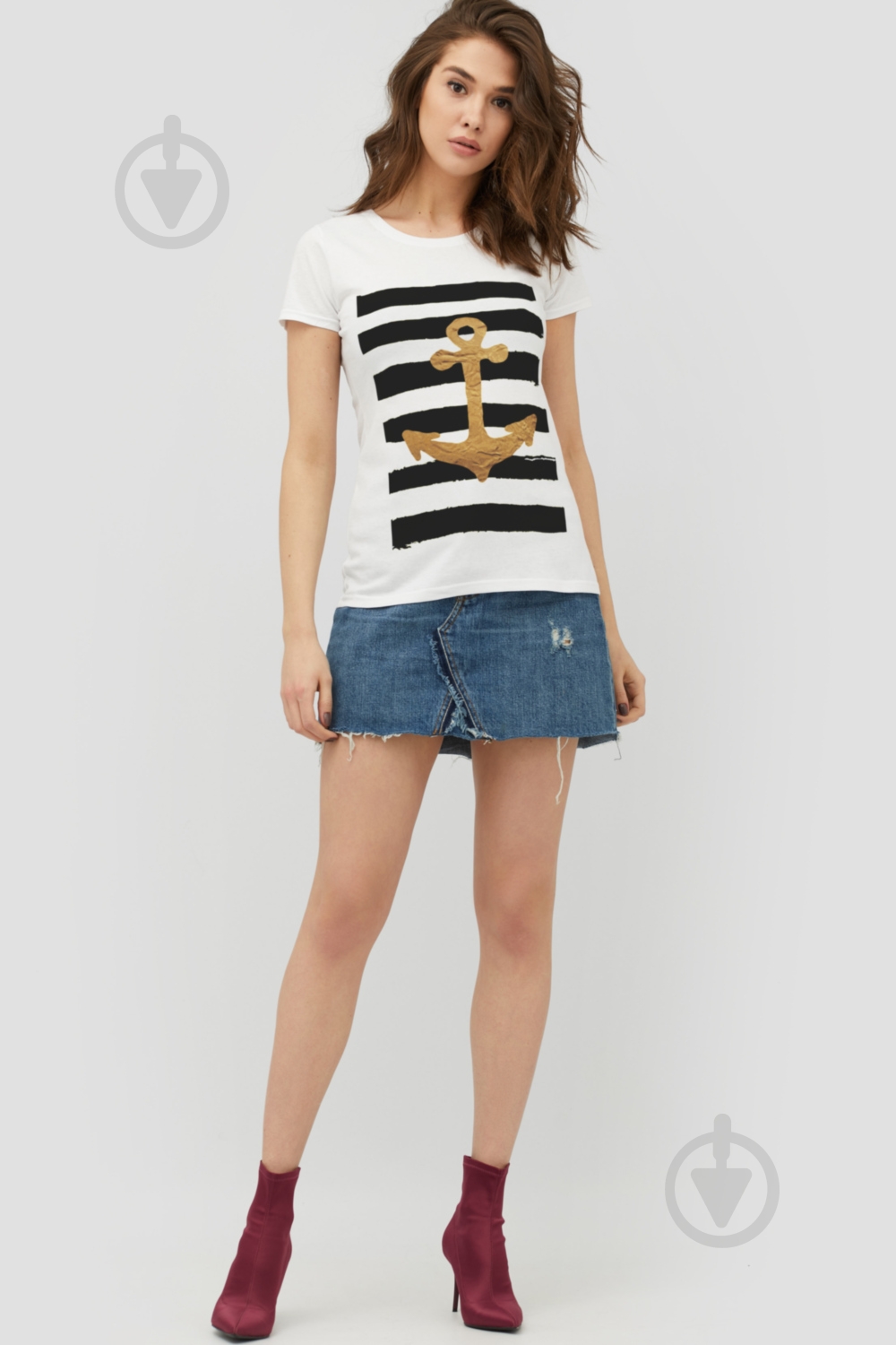 Футболка YAPPI Basic 1702152 р.L белый - фото 1 Футболка YAPPI Basic 1702152 р.L белый - фото 1