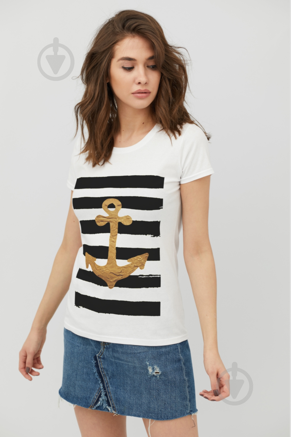 Футболка YAPPI Basic 1702152 р.L белый - фото 2 Футболка YAPPI Basic 1702152 р.L белый - фото 2