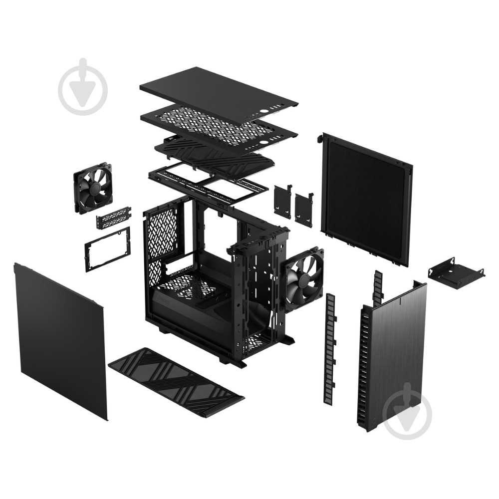 Корпус Fractal Design Define 7 Nano Black Solid (FD-C-DEF7N-01) - фото 9