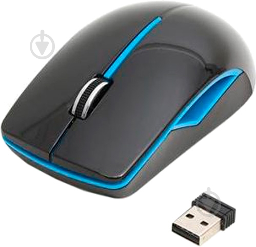 Мышка PLATINET Wireless PM0417WBBL blue - фото 1 Мышка PLATINET Wireless PM0417WBBL blue - фото 1