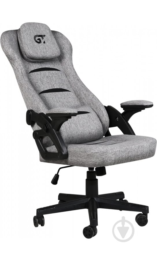 Кресло игровое GT Racer X-5993-1 серый - фото 5