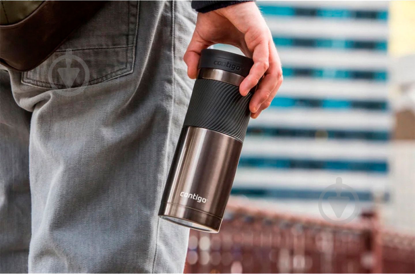 Термочашка Contigo Byron 470 мл 2095560 (6800307) - фото 5