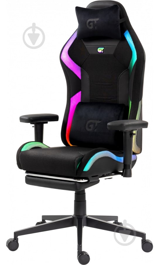 Кресло игровое GT Racer X-2403 черный - фото 9