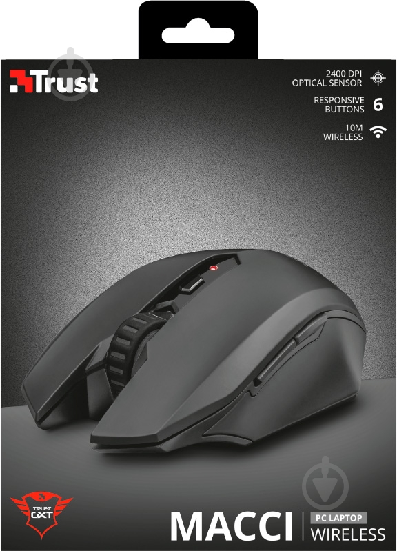 Мышь Trust GXT 115 Macci Wireless Gaming 22417 (22417) - фото 5