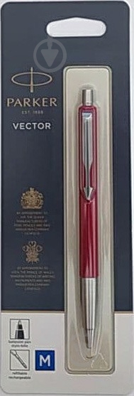 Ручка шариковая Parker Vector Red BP блистер 05 336 - фото 1