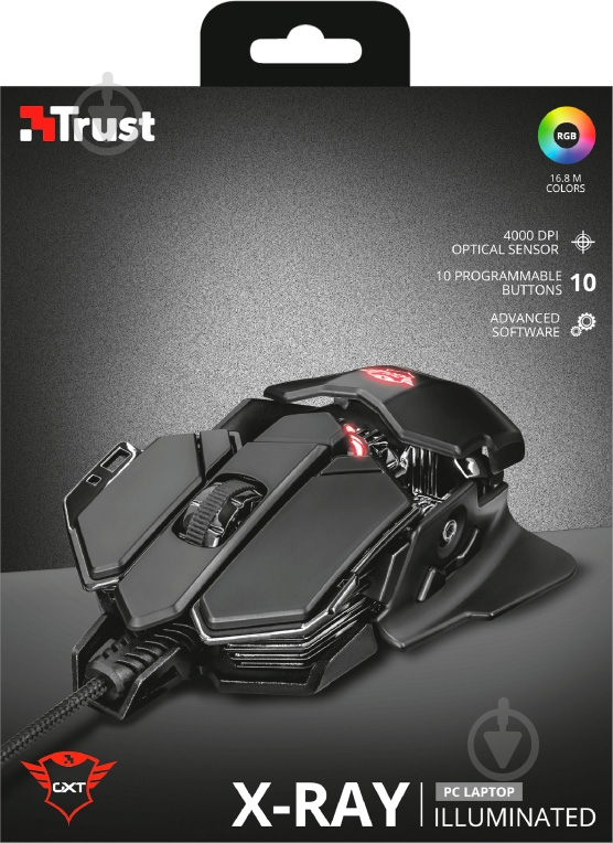 Мышь Trust GXT 138 X-Ray Illuminated Gaming 22089 (22089) - фото 13