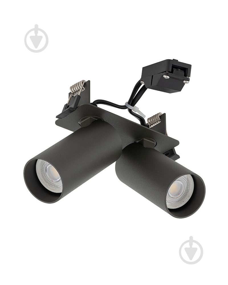 Спот Nowodvorski Fourty 2x10 Вт GU10 темно-серый 11473 - фото 1 Спот Nowodvorski Fourty 2x10 Вт GU10 темно-серый 11473 - фото 1