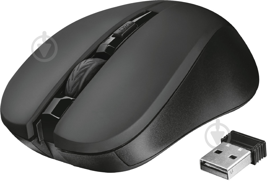 Мышь Trust Mydo Silent Click Wireless 21869 black (21869) - фото 1 Мышь Trust Mydo Silent Click Wireless 21869 black (21869) - фото 1