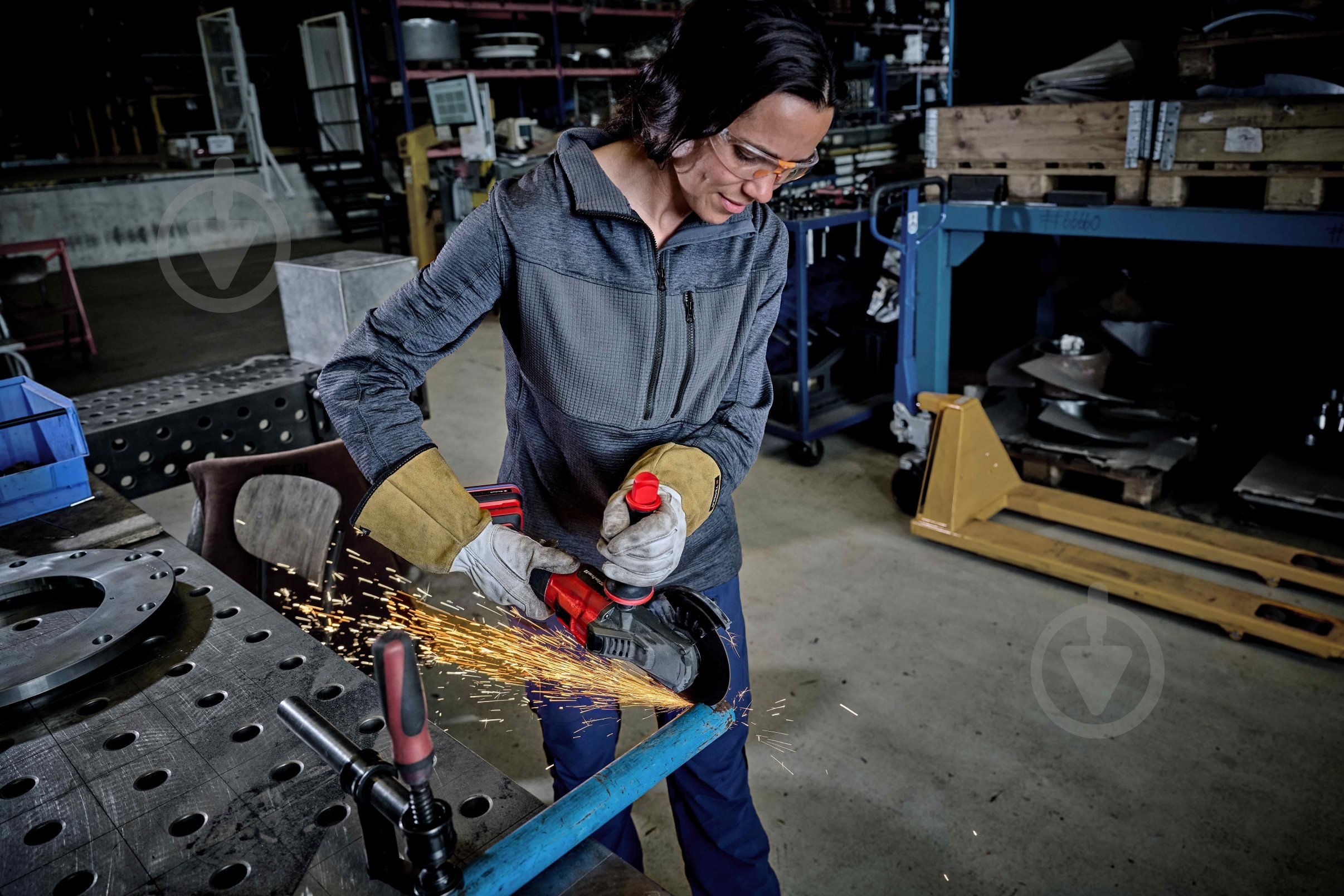 Болгарка (угловая шлифмашина) Einhell аккумуляторная бесщеточная PXC Professional TP-AG 18/125 F Li BL - Solo 4431175 - фото 3