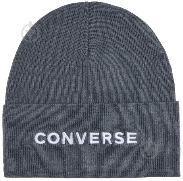 Шапка Converse 10017419-039 р.one size серый - фото 1