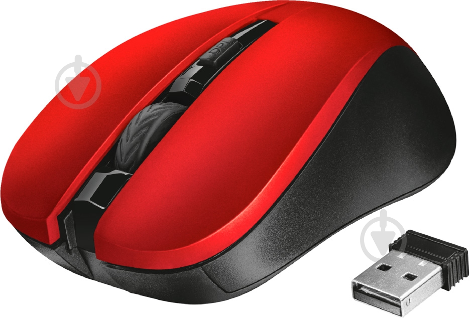 Мышь Trust Mydo Silent Click Wireless 21871 red (21871) - фото 1