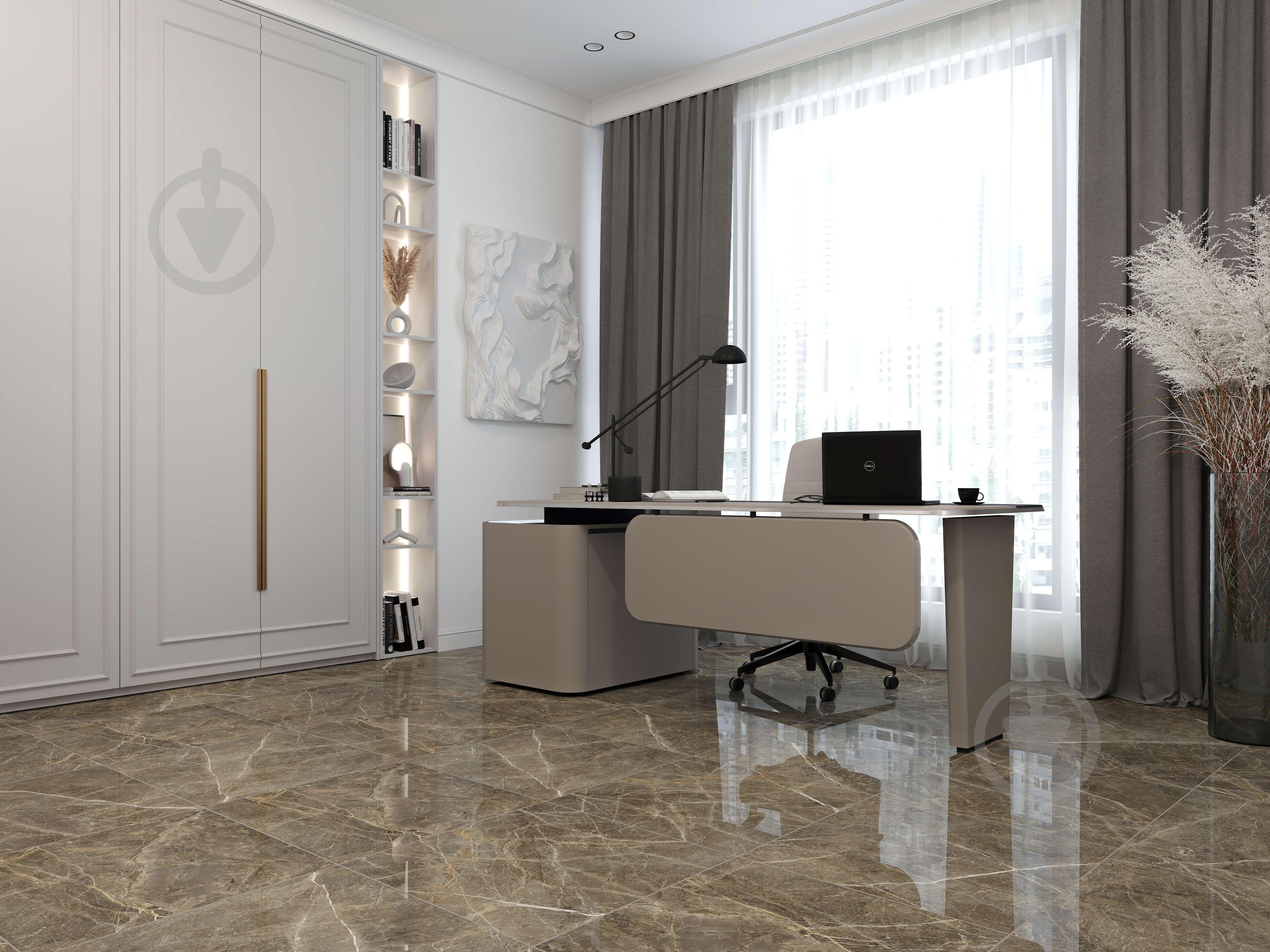 Плитка Golden Tile Stone Roots dark beige SOН500 59,5x59,5 см - фото 2