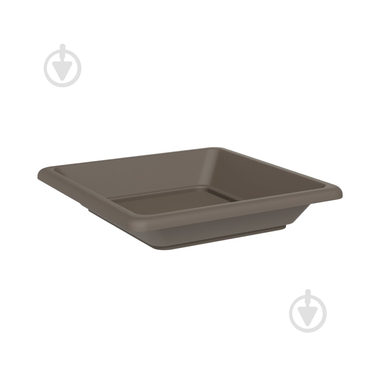 Подставка под вазон TeraPlast NAZCA 39х39x7 см серый - фото 1