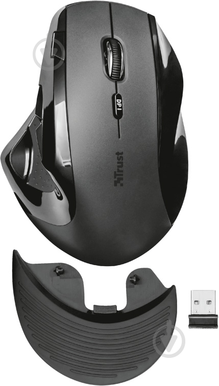 Мышь Trust Vergo Wireless Ergonomic Comfort 21722 (21722) - фото 3 Мышь Trust Vergo Wireless Ergonomic Comfort 21722 (21722) - фото 3