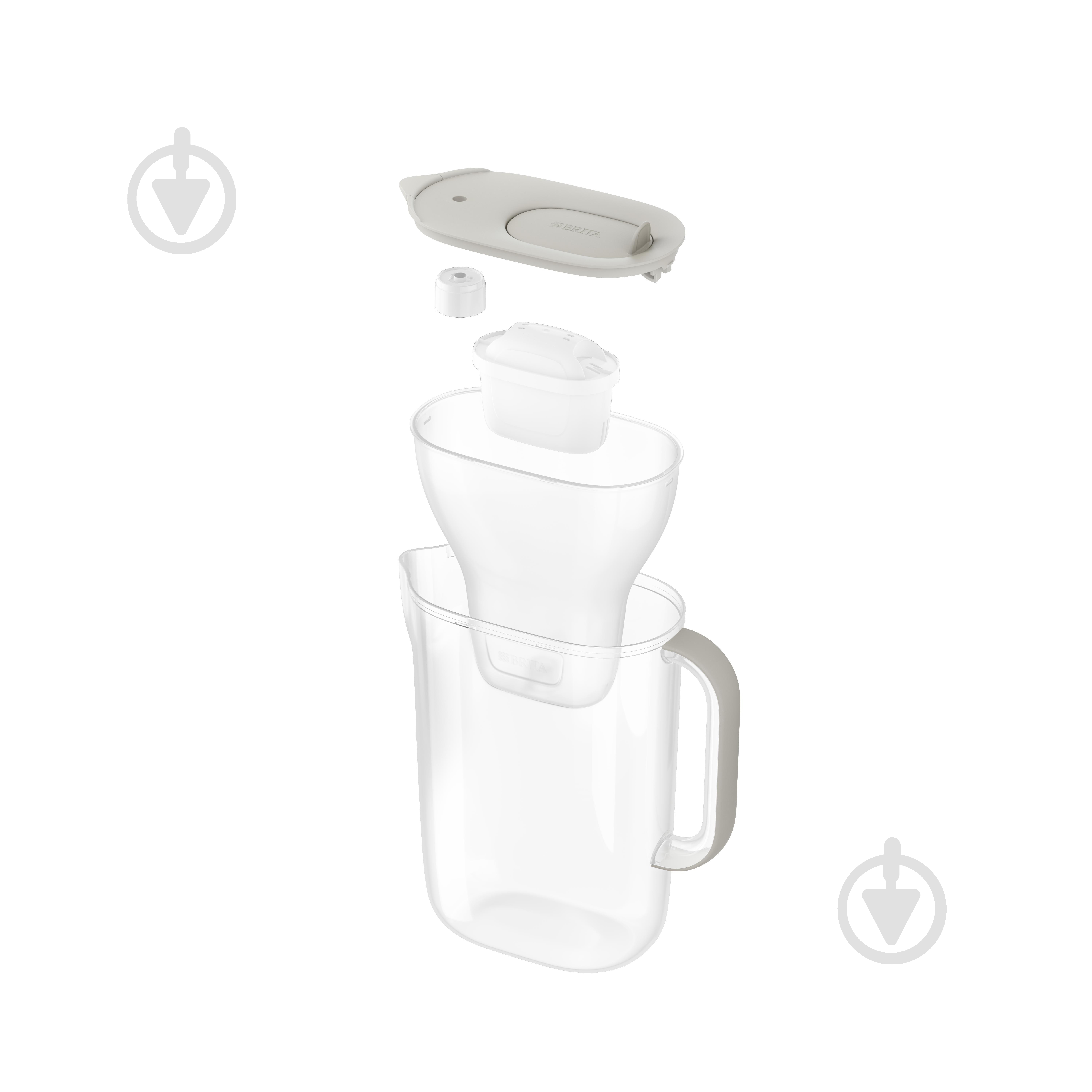 Фильтр-кувшин BRITA Style Essential XL Mxpro песочный 1058044 - фото 2