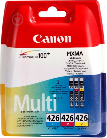 Набор картриджей Canon  CLI-426 Multi-Pack 4557B006 многоцветный 4557B006 - фото 1