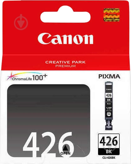 Картридж Canon  CLI-426Bk 4556B001 черный 4556B001 - фото 1