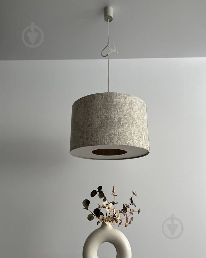 Люстра підвісна Nowodvorski Cedro 1x15 Вт E27 сірий 11664 - фото 10