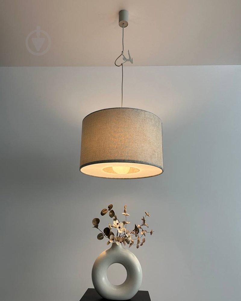 Люстра підвісна Nowodvorski Cedro 1x15 Вт E27 сірий 11664 - фото 11