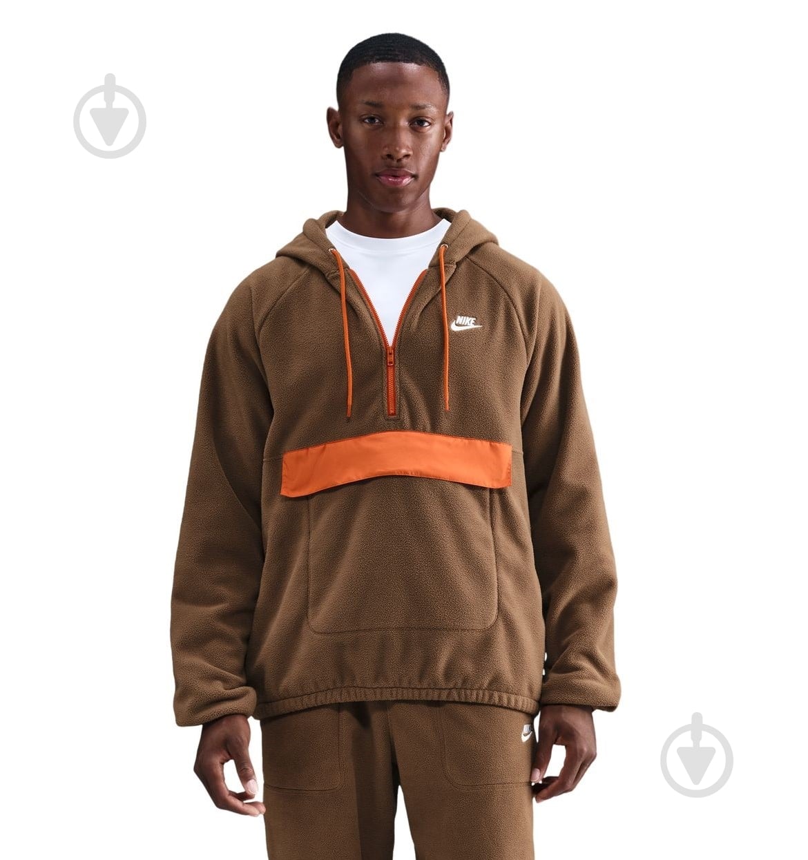 ᐉ Джемпер Nike M NK CLUB WINTER TOP HV1439-235 р.2XL коричневий