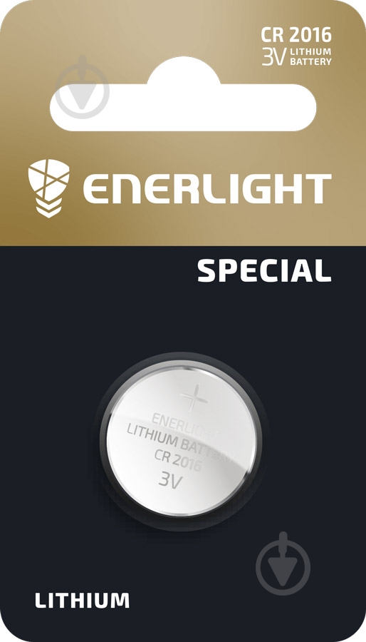 Батарейки Enerlight Lithium CR2016/CR 1 шт. (70160101) - фото 1
