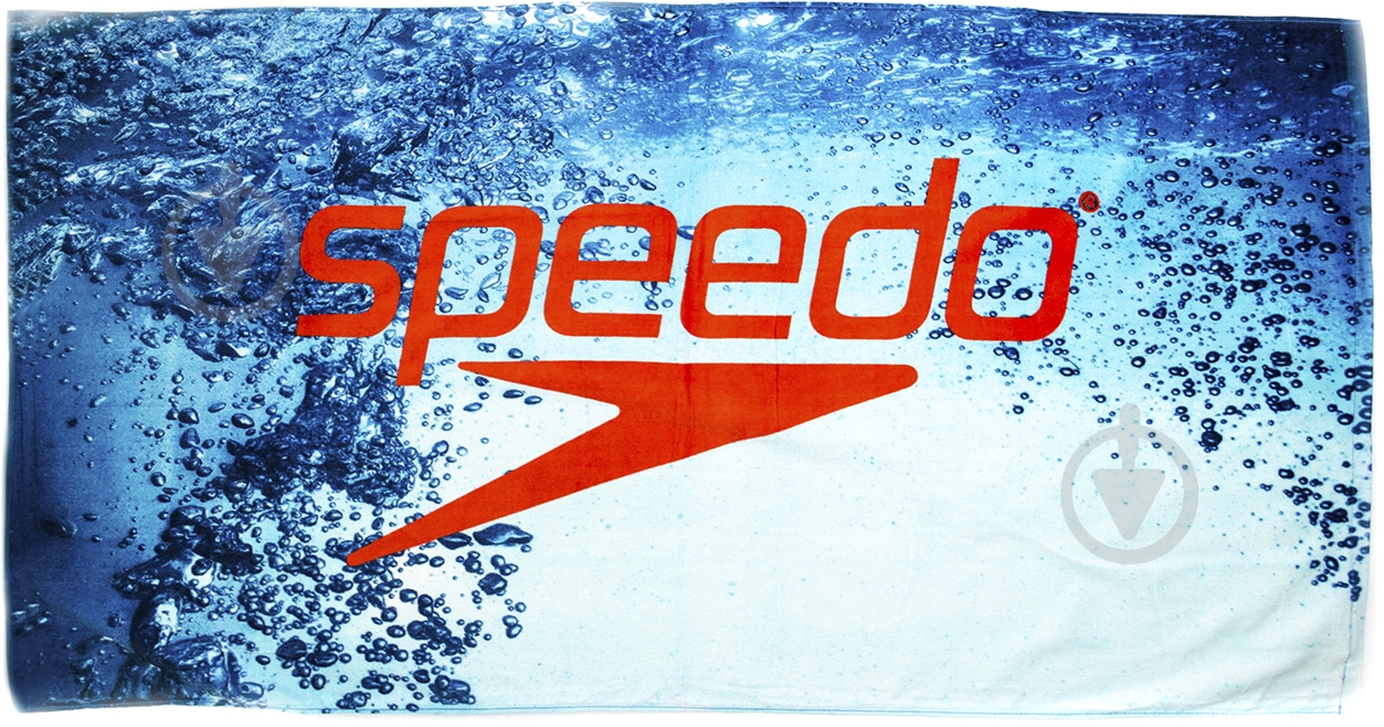 Полотенце Speedо голубые пузырьки 75x150 см - фото 1 Полотенце Speedо голубые пузырьки 75x150 см - фото 1