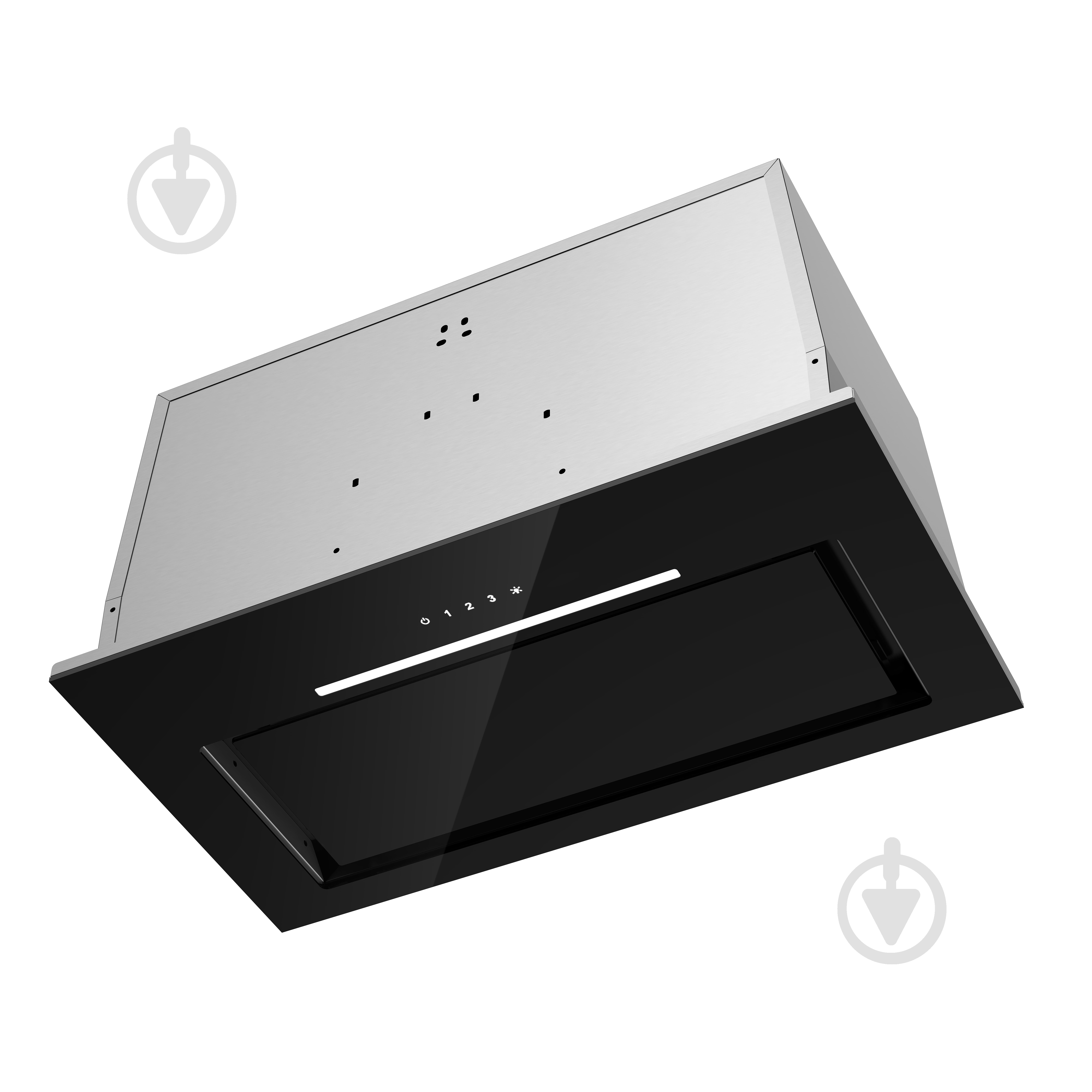 Вытяжка Interline LINE ULTRA BL A/60 GL/S - фото 2