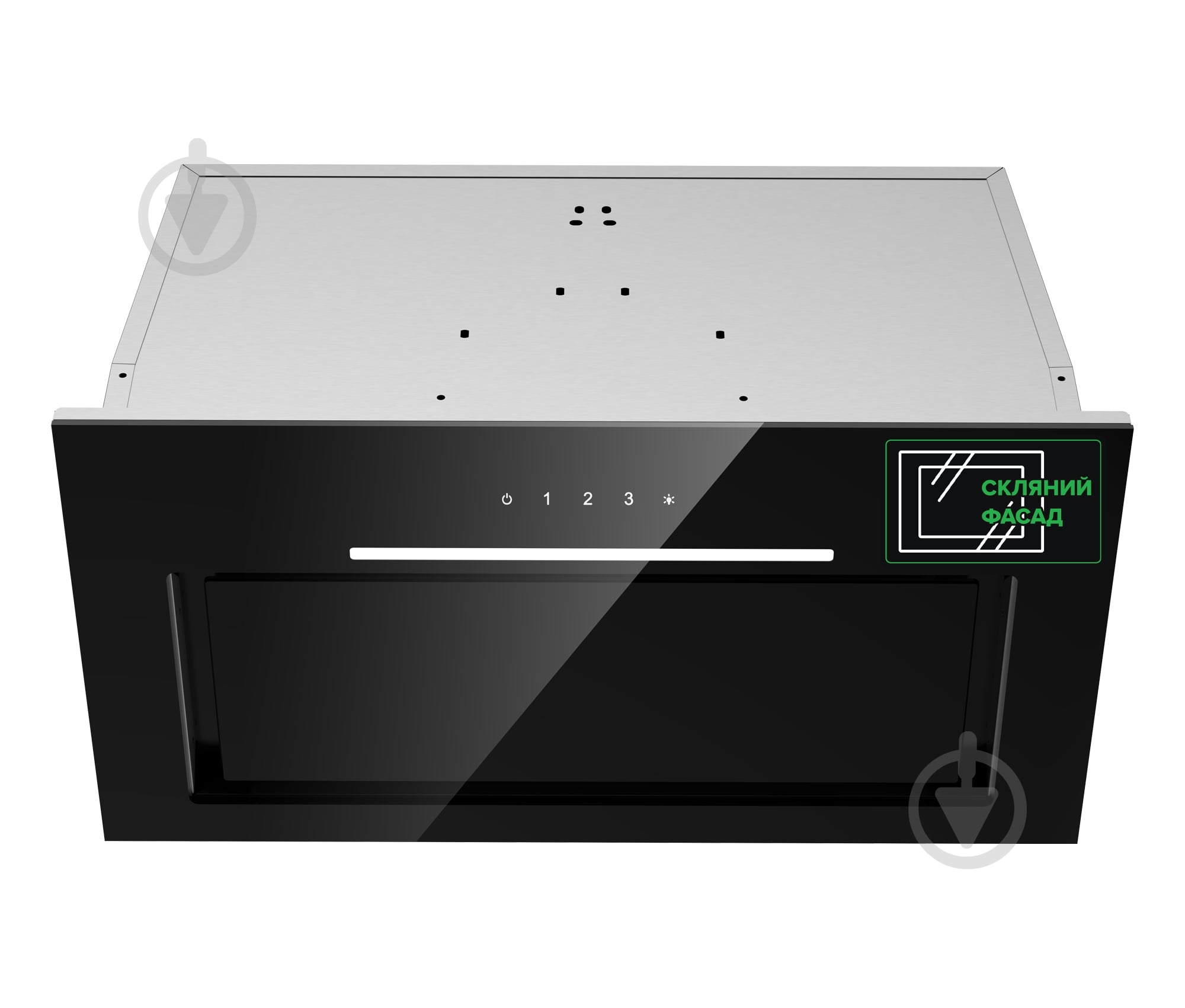 Вытяжка Interline LINE ULTRA BL A/60 GL/S - фото 1 Вытяжка Interline LINE ULTRA BL A/60 GL/S - фото 1