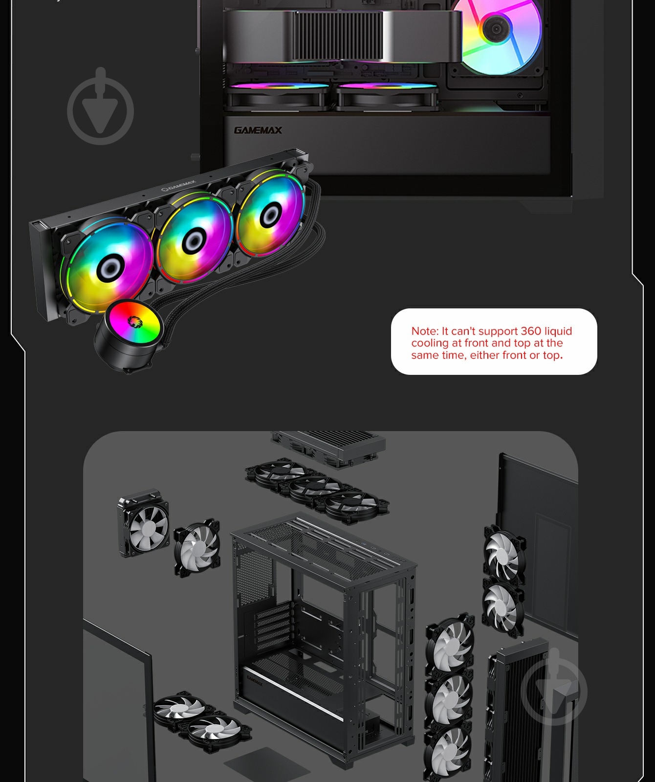 Корпус GameMax Defender Mesh Black - фото 14 Корпус GameMax Defender Mesh Black - фото 14