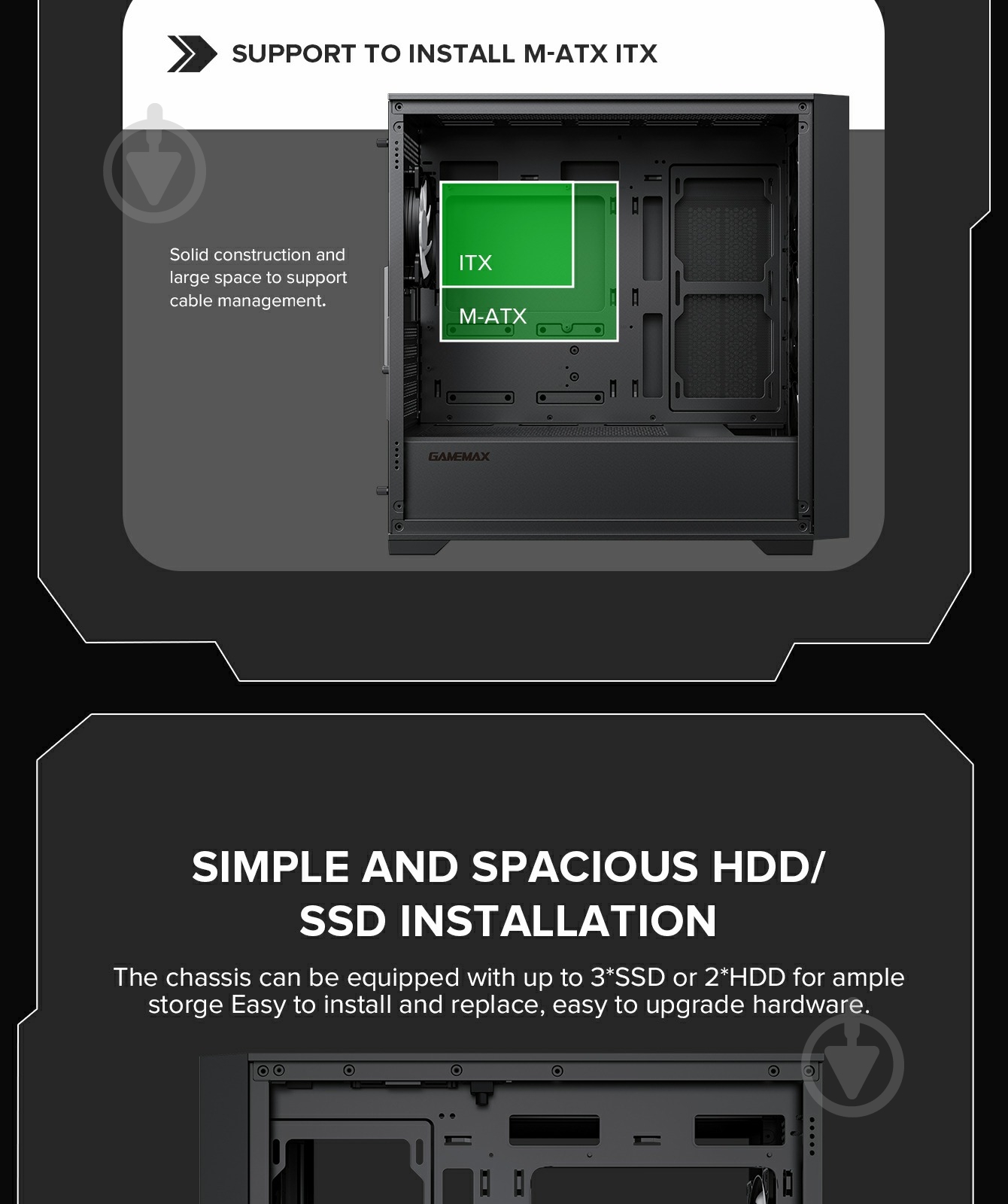 Корпус GameMax Defender Mesh Black - фото 19 Корпус GameMax Defender Mesh Black - фото 19