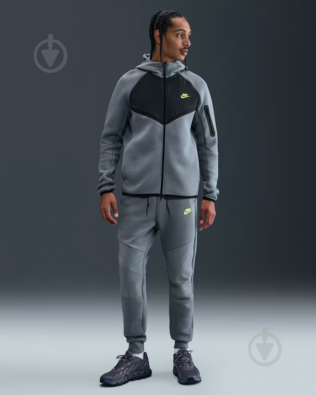 ᐉ Джемпер Nike M NK TCH MIX WR HOODIE IH4302-065 р.L сірий