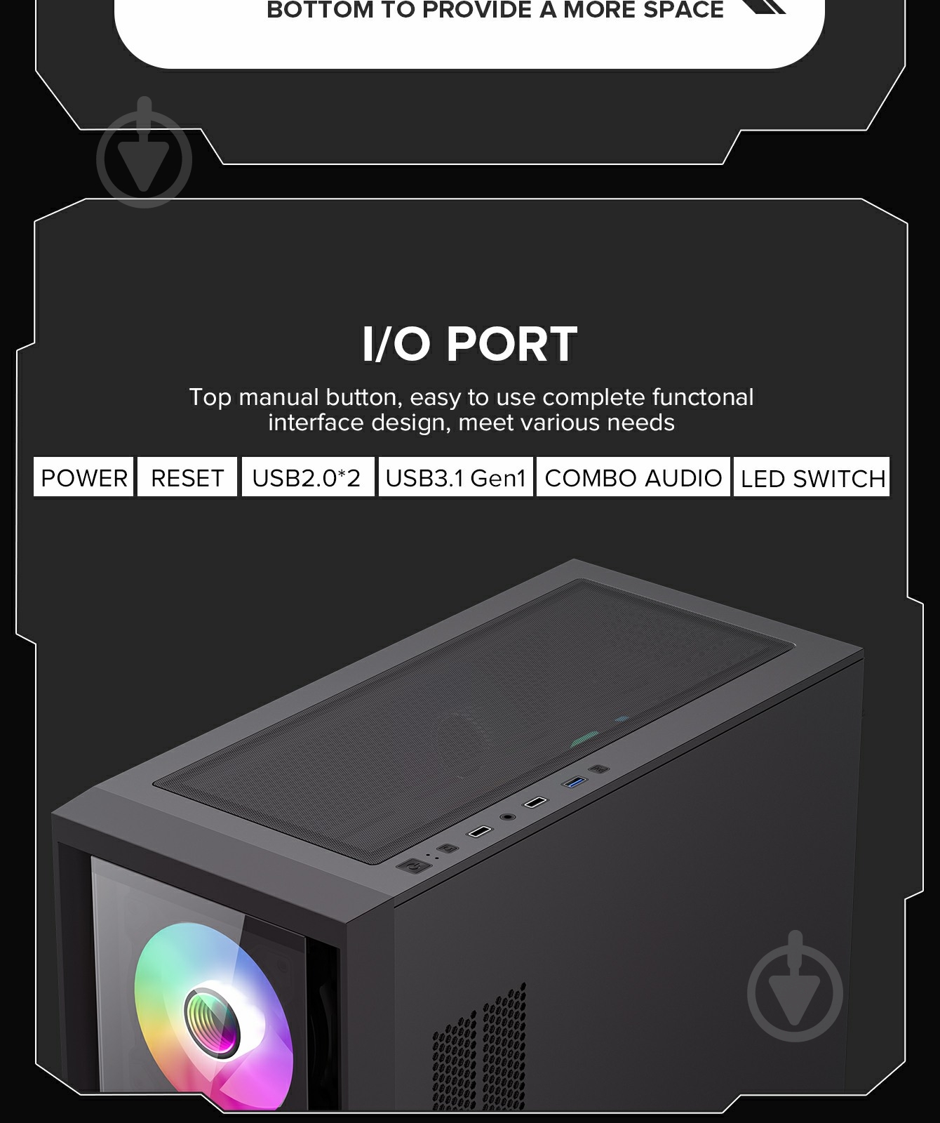 Корпус GameMax Defender TG - фото 16 Корпус GameMax Defender TG - фото 16