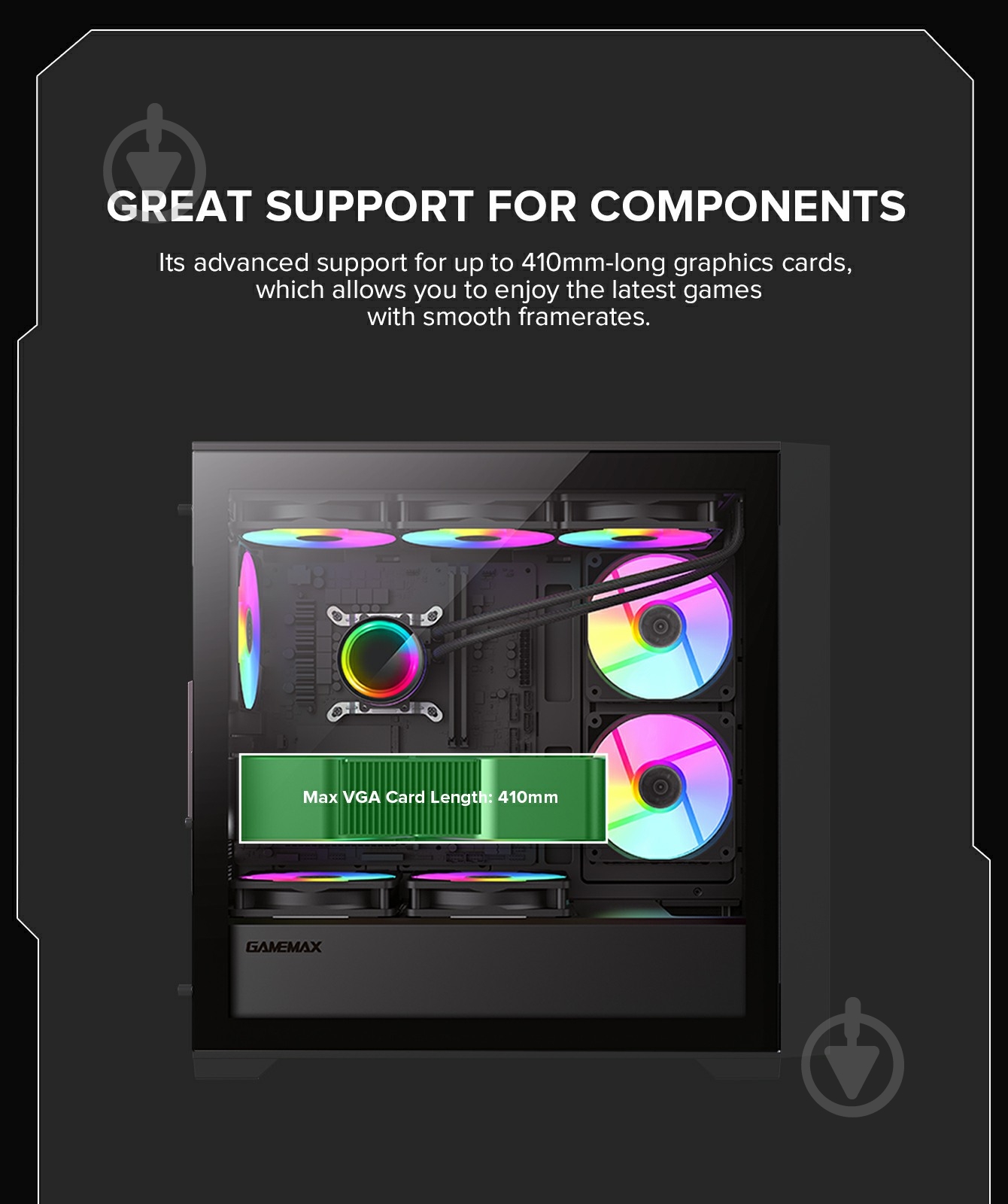 Корпус GameMax Defender TG - фото 15 Корпус GameMax Defender TG - фото 15