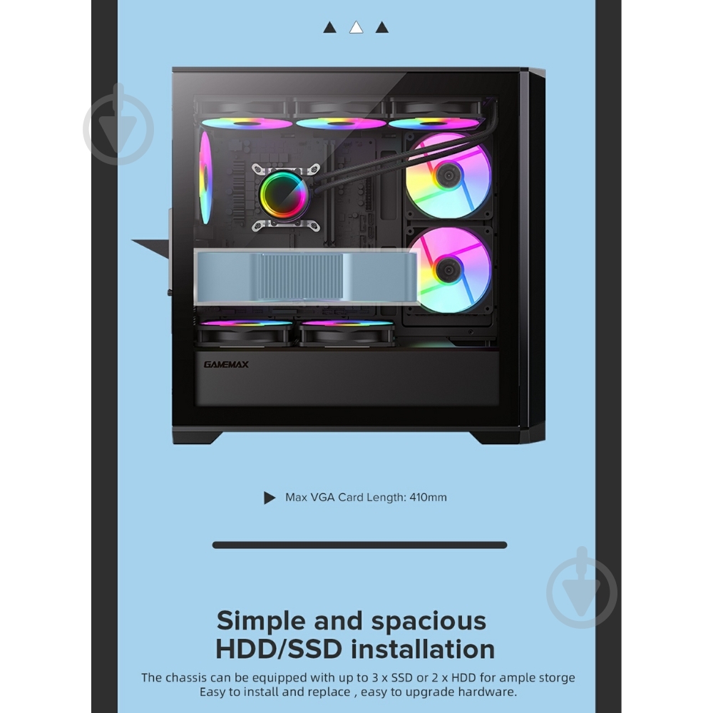 Корпус GameMax Destroyer TGB - фото 20