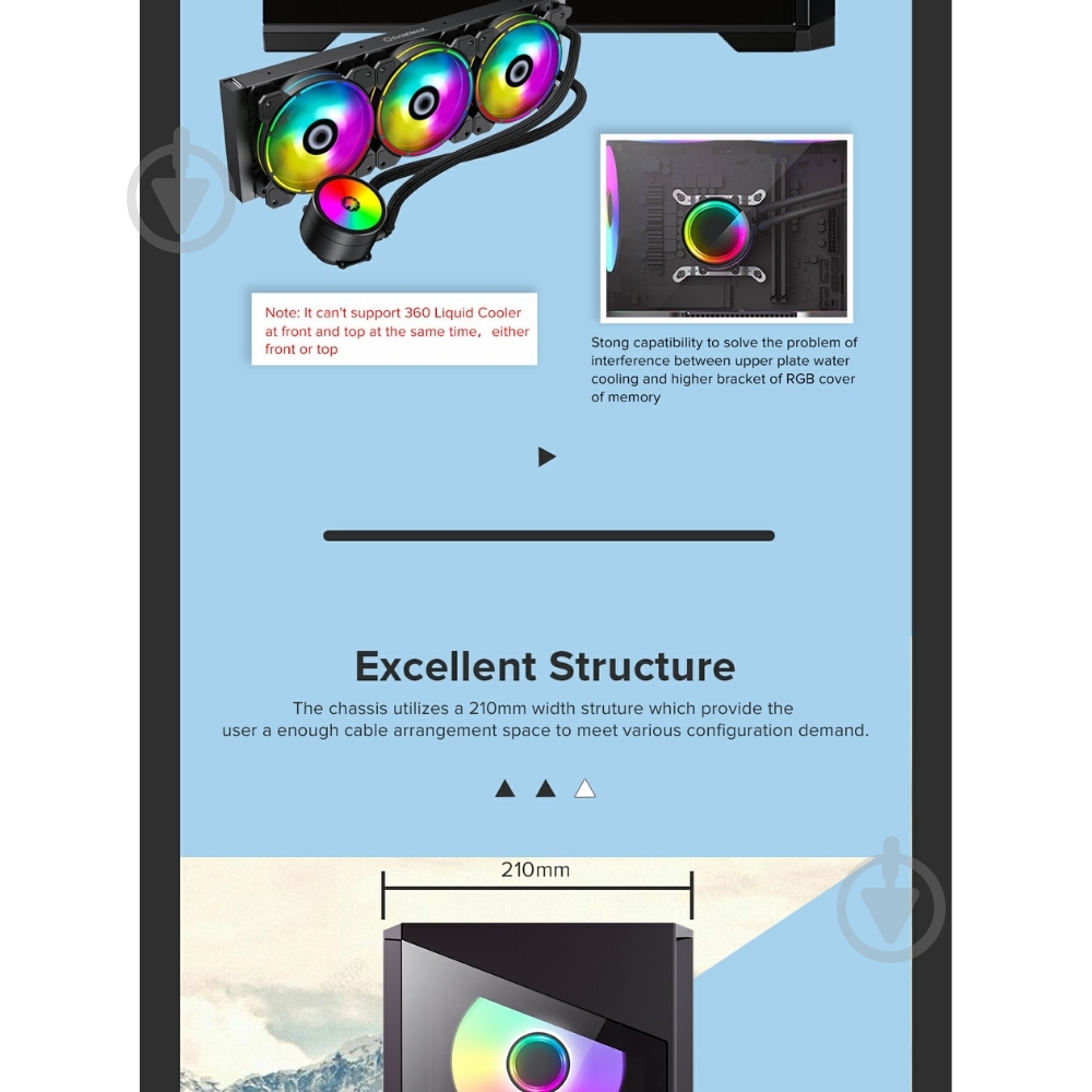 Корпус GameMax Destroyer TGB - фото 17