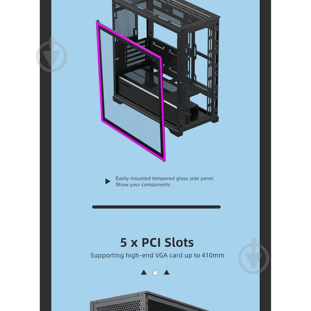 Корпус GameMax Destroyer TGB - фото 15