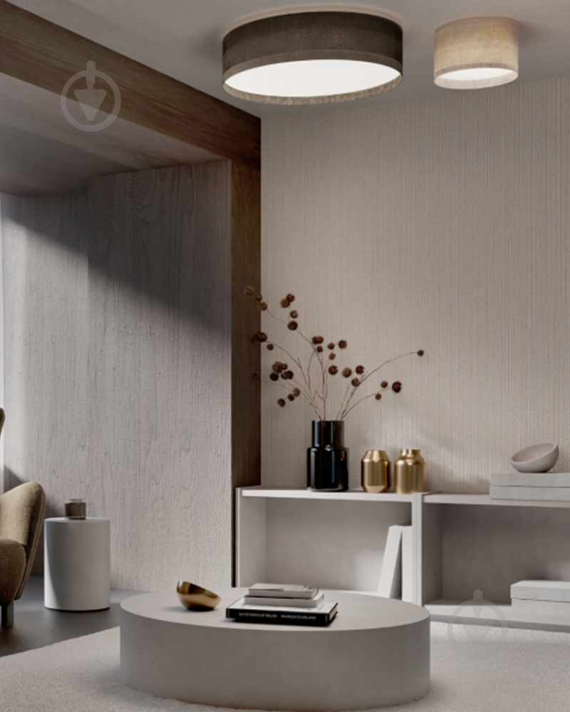 Люстра стельова Nowodvorski Cedro 2x15 Вт E27 сірий 11670 - фото 7