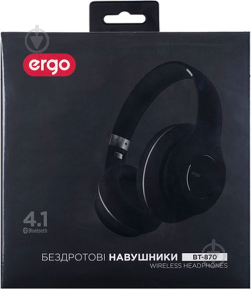 Наушники Ergo BT-870 black - фото 6 Наушники Ergo BT-870 black - фото 6
