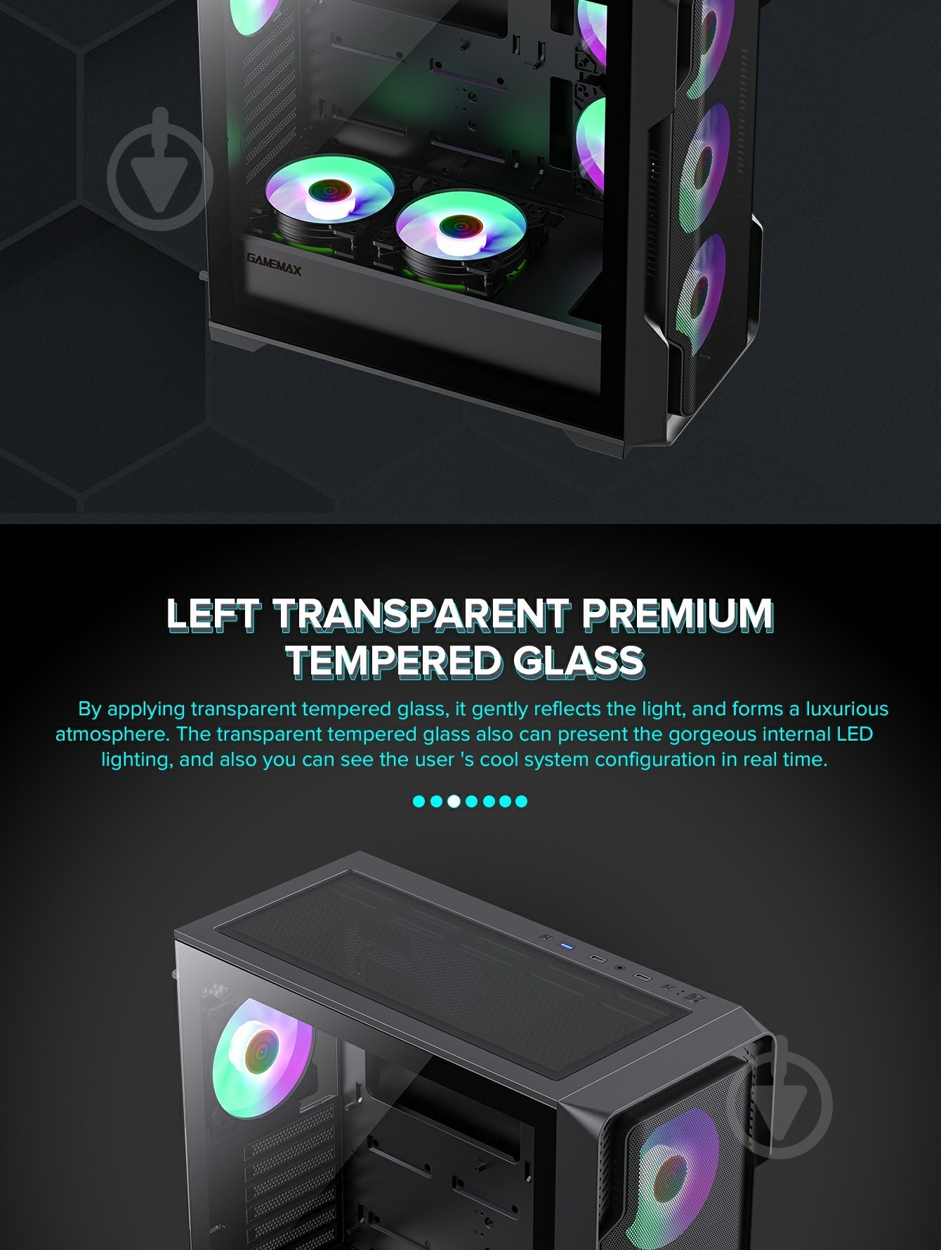 Корпус GameMax Siege BK - фото 10