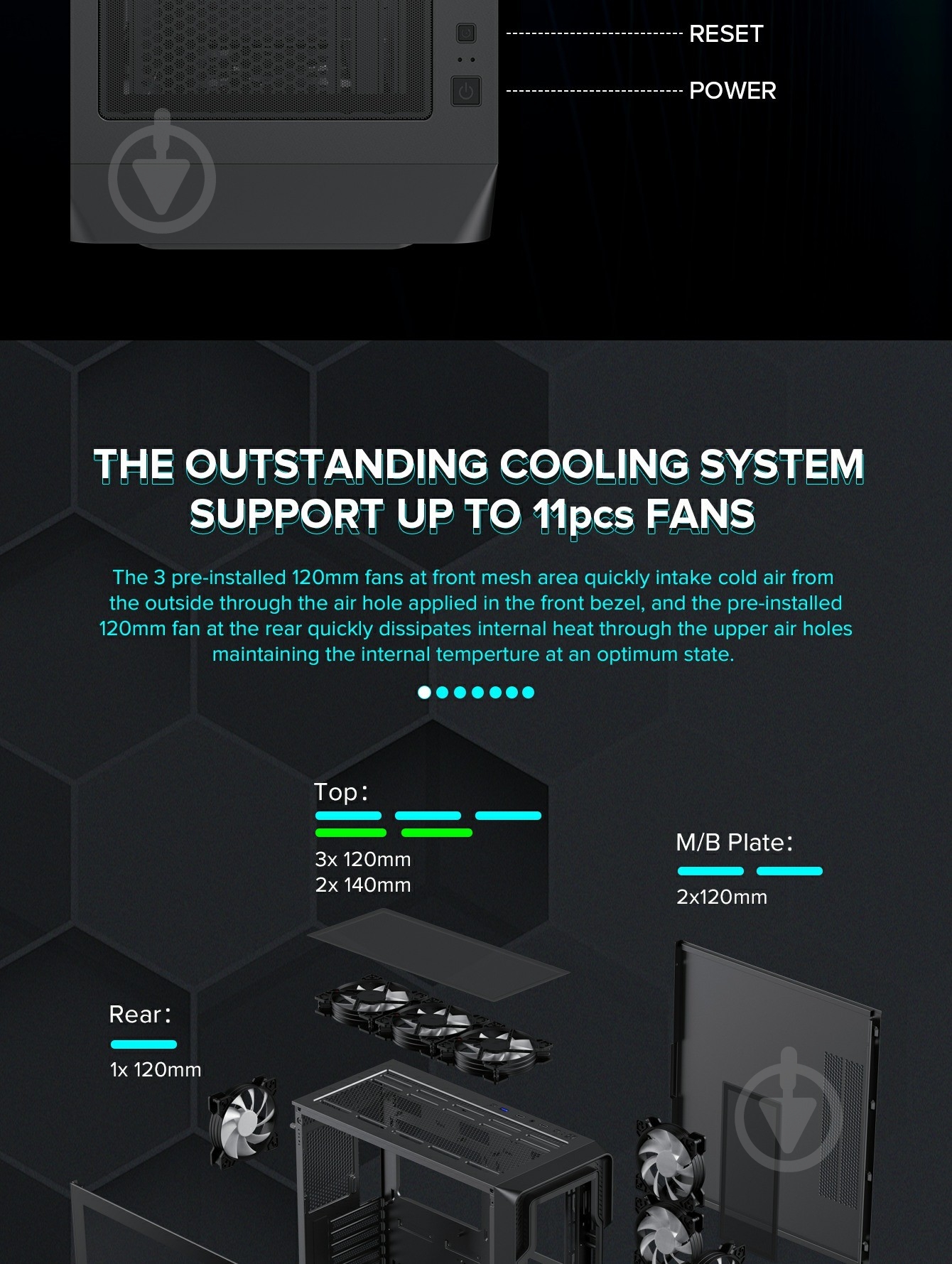 Корпус GameMax Siege BK - фото 16