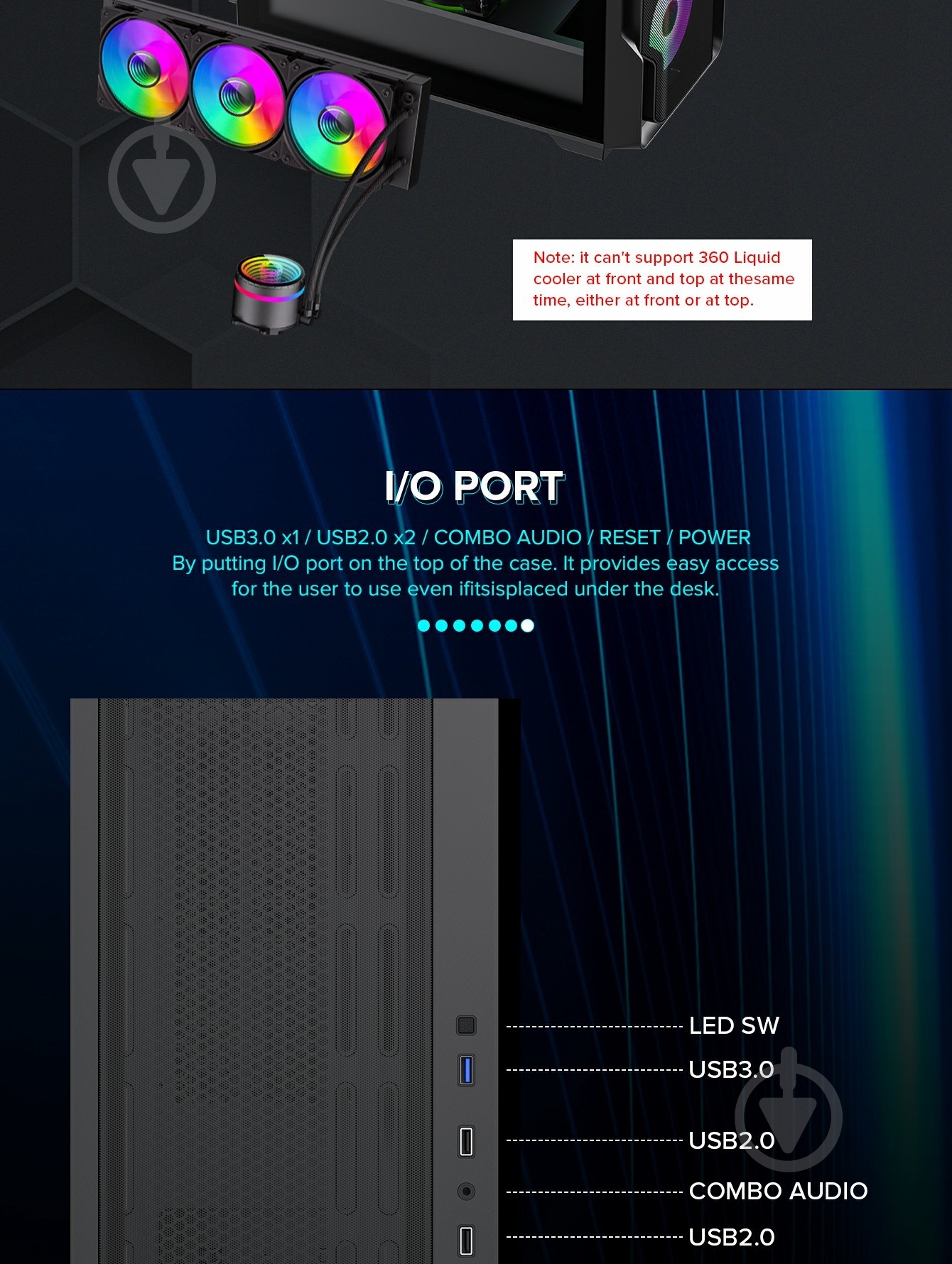 Корпус GameMax Siege BK - фото 18