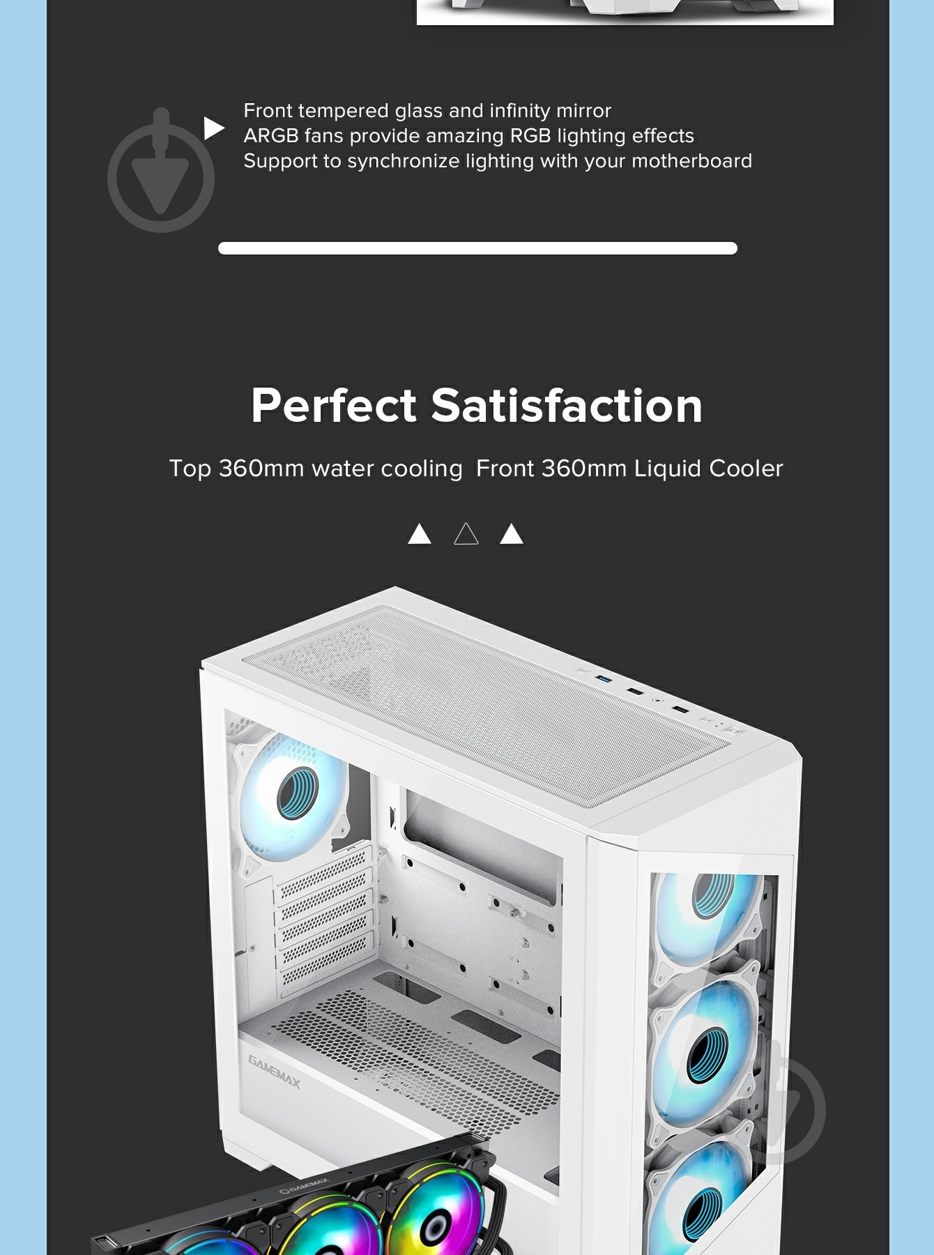 Корпус GameMax Destroyer TGW - фото 10