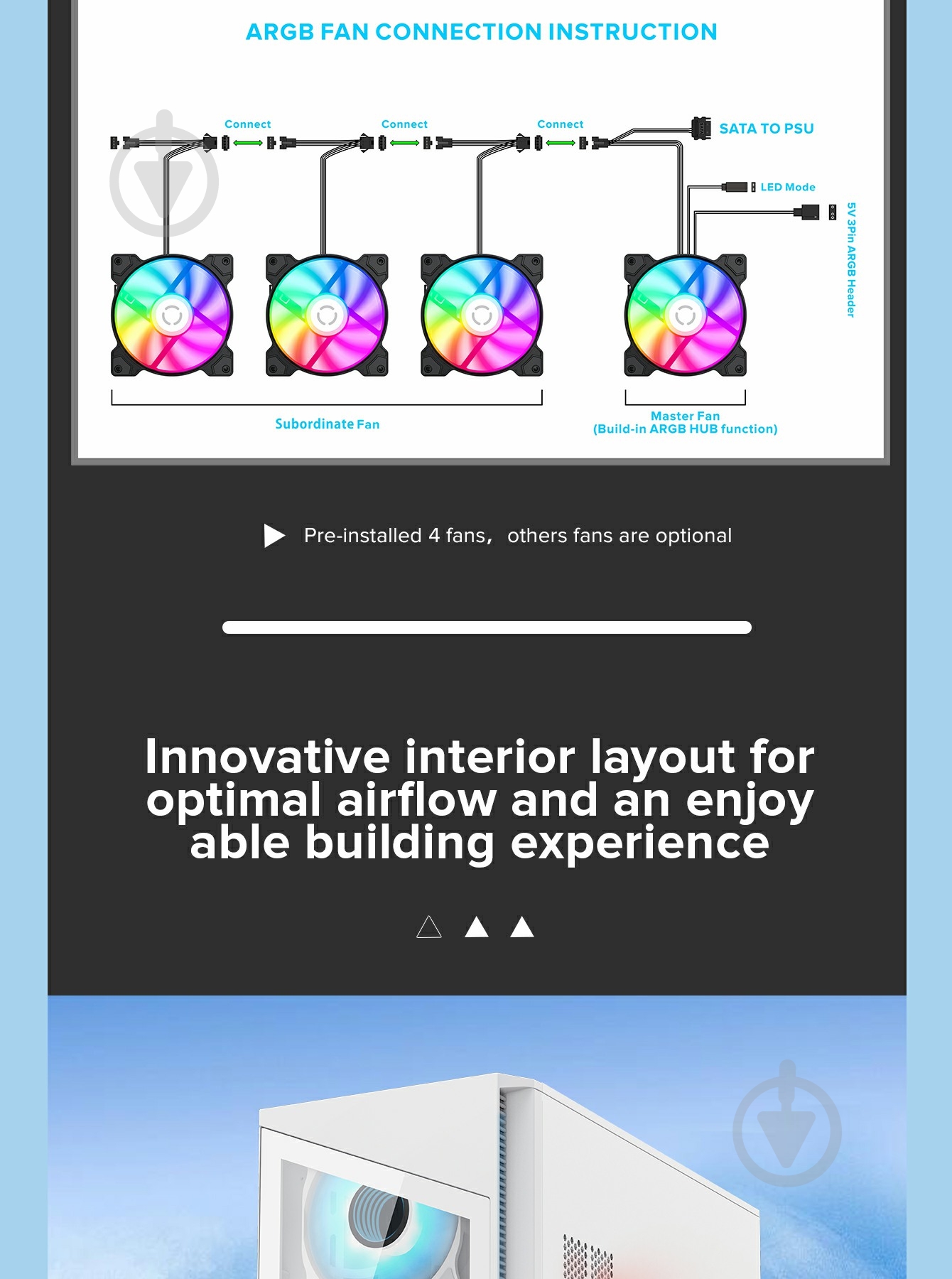 Корпус GameMax Destroyer TGW - фото 17